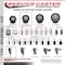 Service Caster 3.5'' Black Poly Wheel Swivel Top Plate Caster Set with 2 Posi Brakes 2 Rigid, 4PK SCC-20S3514-PPUB-BLK-PLB-2-R-2 - alternate 3